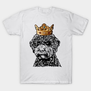 Lagotto Romagnolo Dog King Queen Wearing Crown T-Shirt